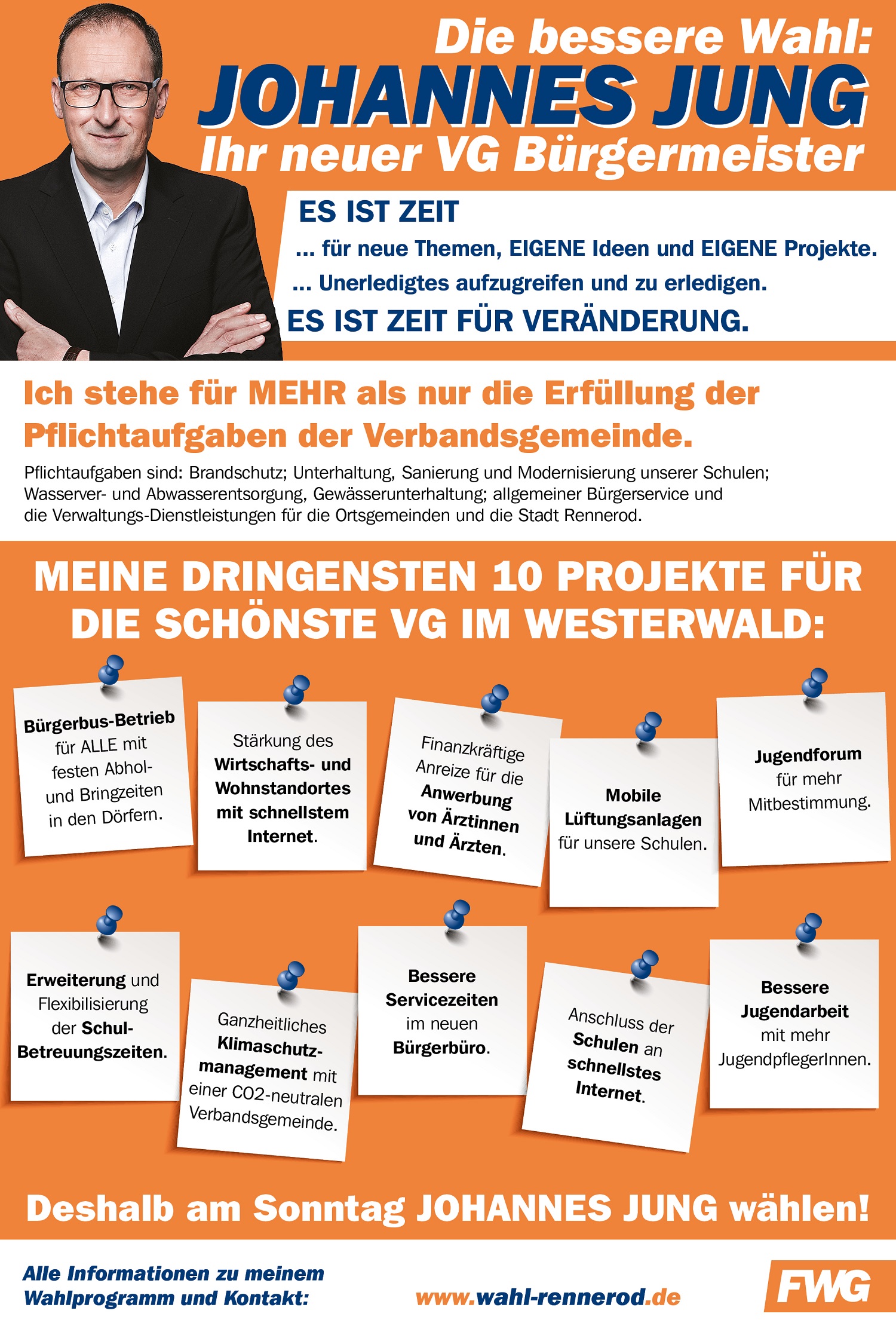 Wahlinformation Mitteilungsblatt 18.03.2022
